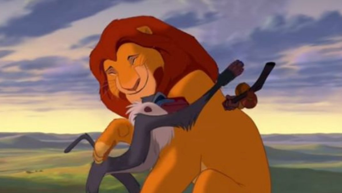 Lion King hug