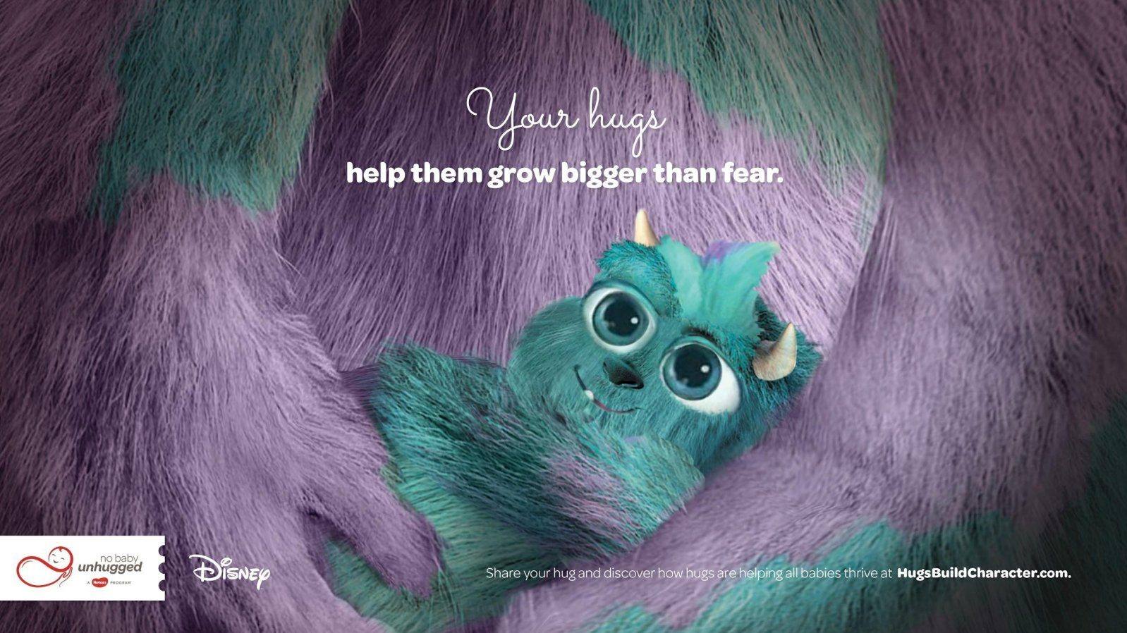 Baby Sulley Monsters Inc Huggies poster