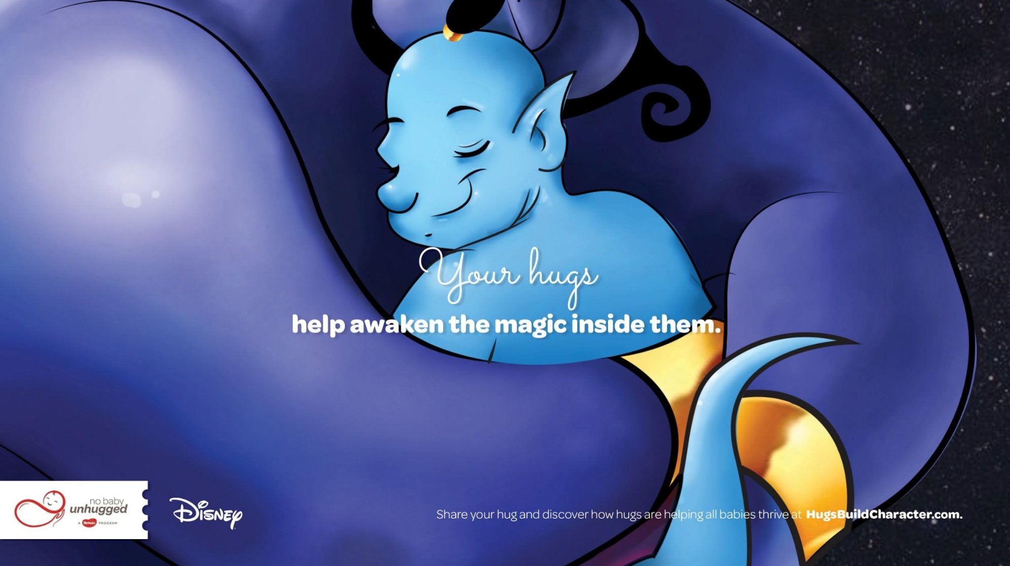 Baby Genie Aladdin Huggies poster