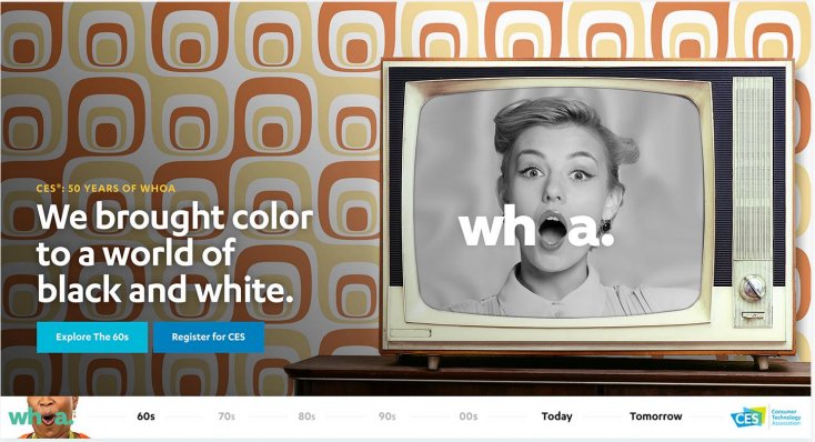 50 Years of CES: 60s vintage TV