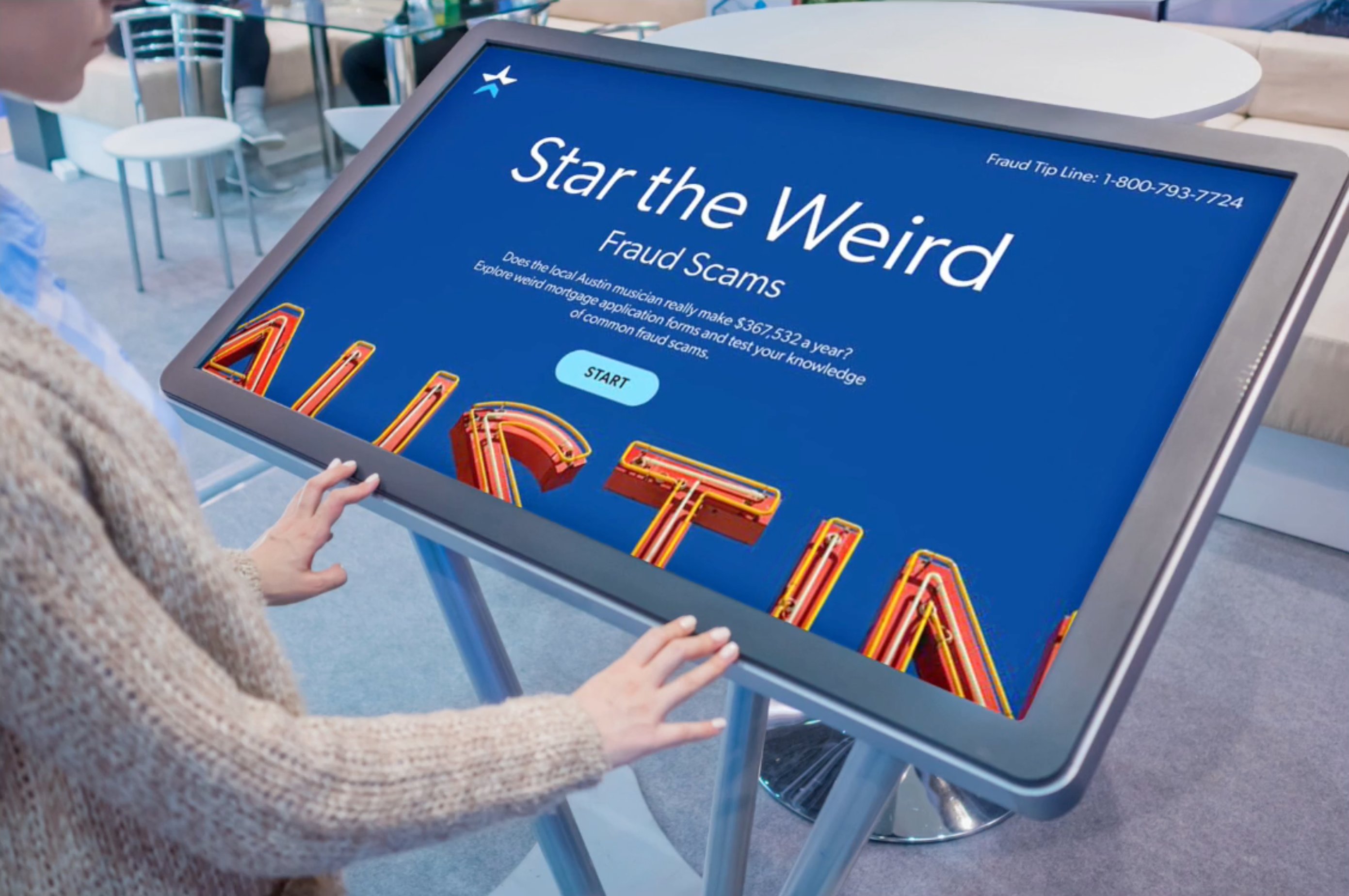 CONNECT interactive touchscreen experience