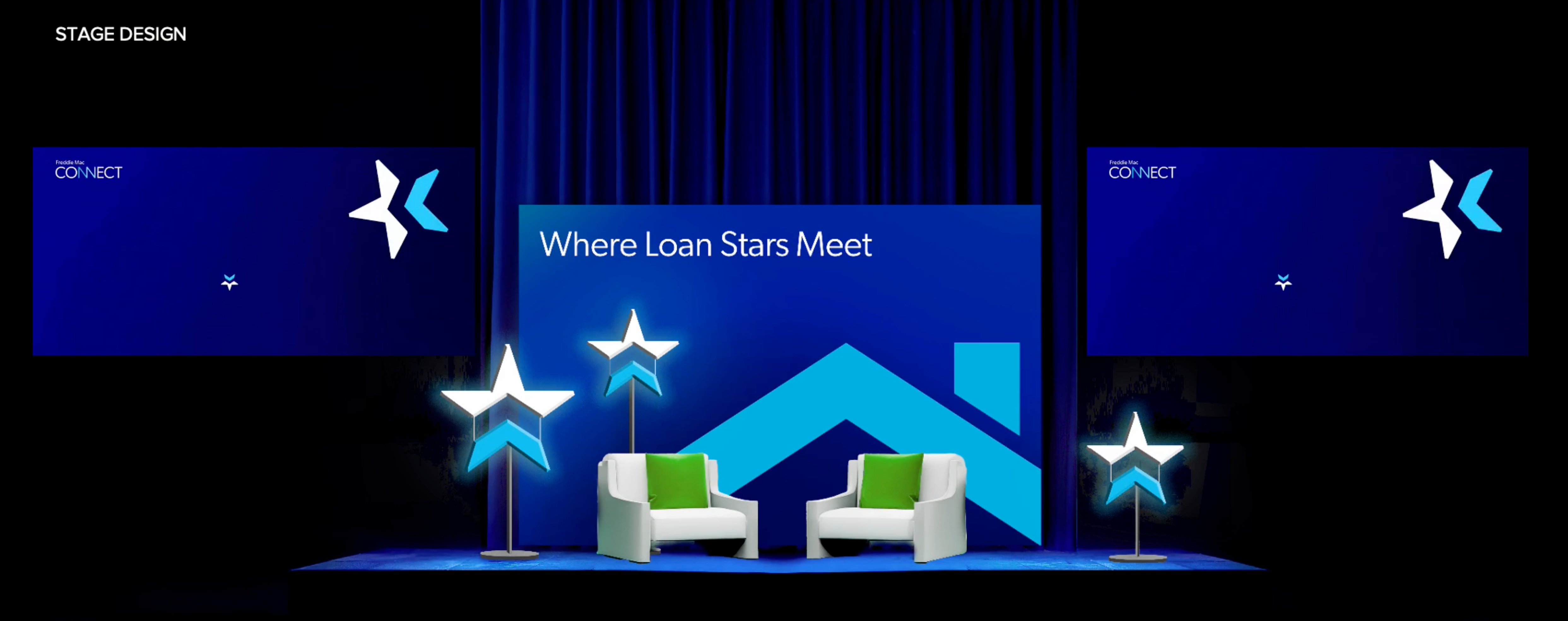 Freddie Mac CONNECT conference stage design
